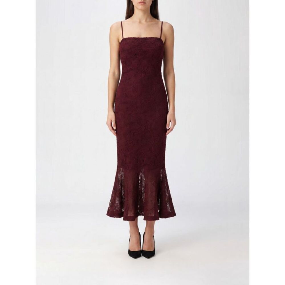 Rotate Dress Woman Burgundy